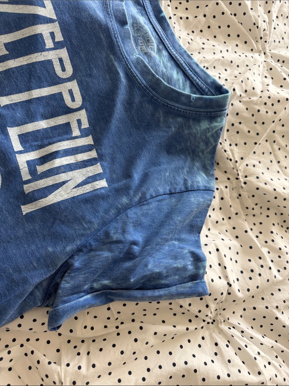 Recycled Karma Blue Led-Zeppelin Graphic Tee - Picture 3 of 4